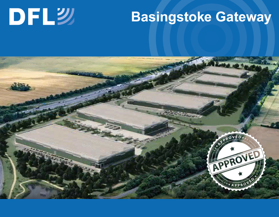 industrial park lighting at basingstoke gateway