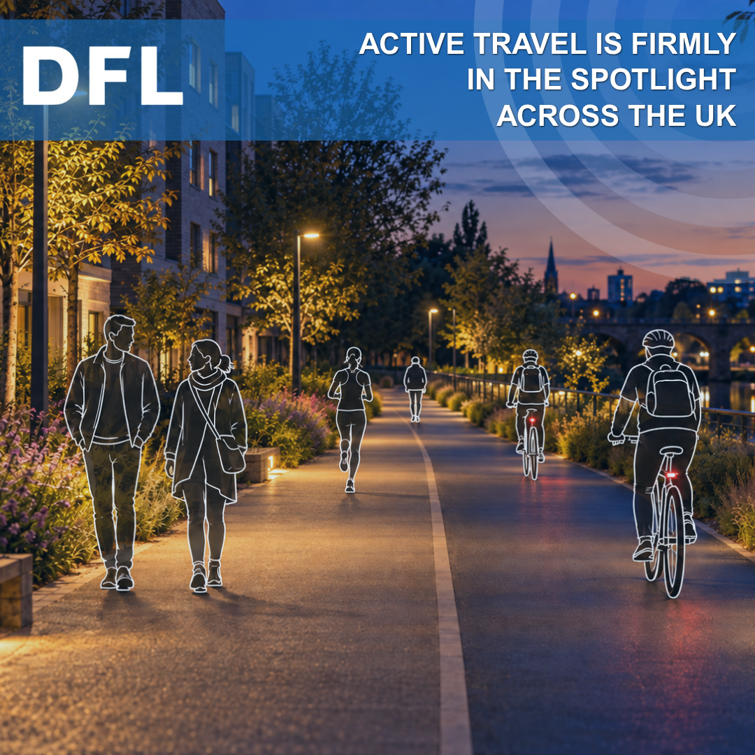 Active Travel lighting is in the News